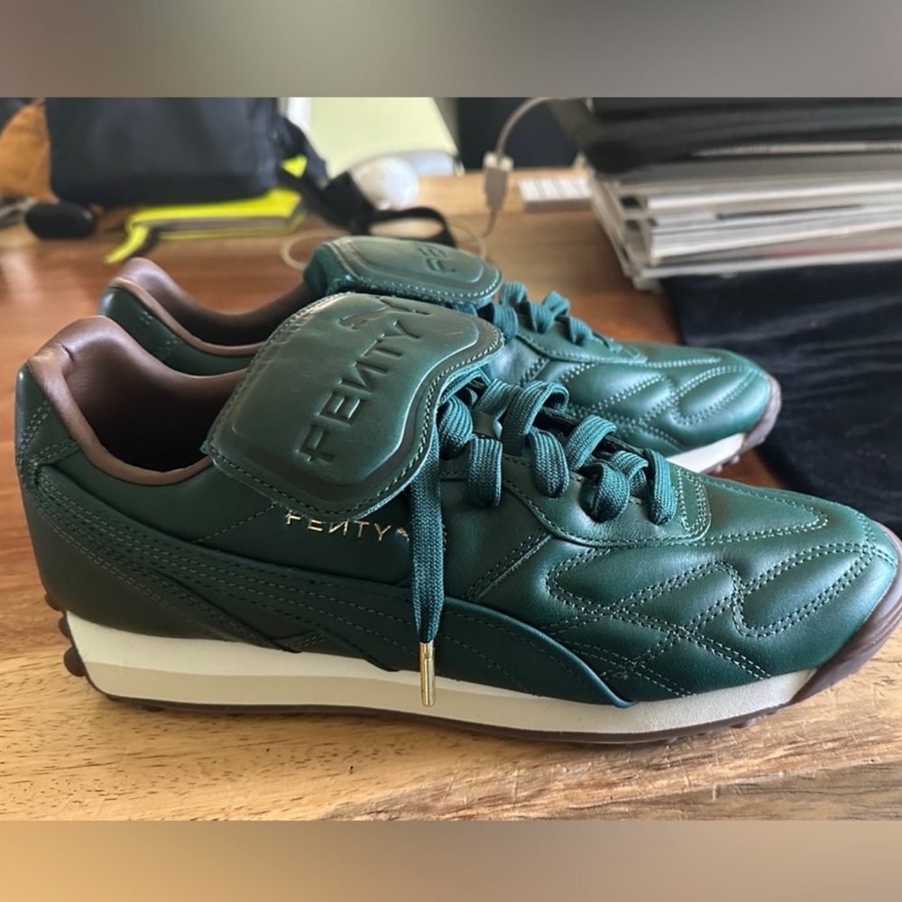 PUMA x Fenty Avanti L Dark Myrtle -  Green Athletic Shoes for Women
